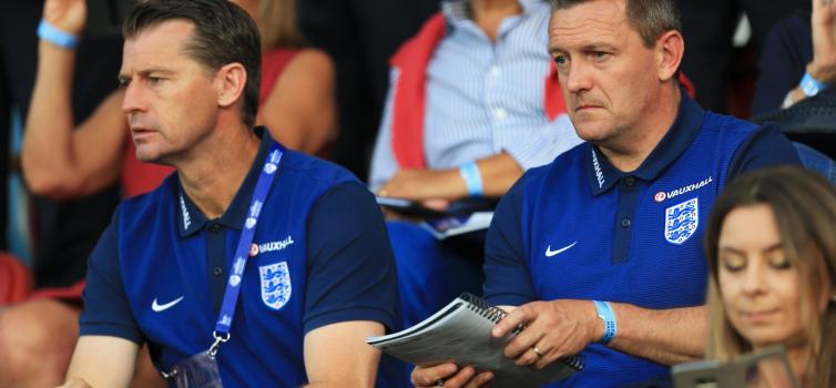 Colin Cooper (left) had been Aidy Boothroyd's assistant with the U21s for two years