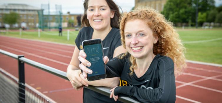 Georgie Bruinvels (right) with Orreco's Grainne Conefrey