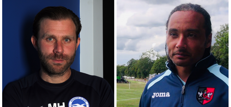 Harris (left) is U18s Individual Development Coach, while Lee Skyrme performs the role with the B team