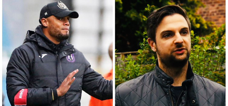 Kompany (left) took Bredice with him from Manchester City to Anderlecht