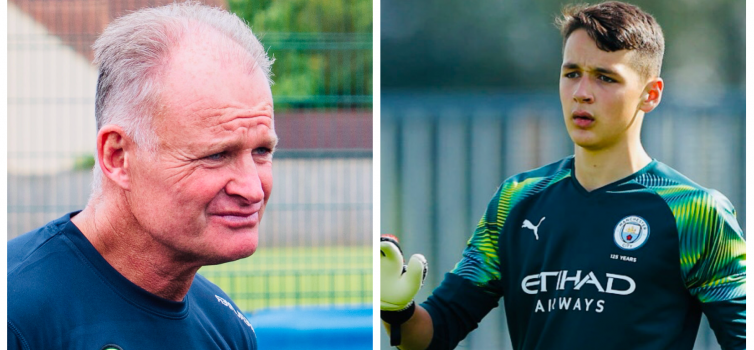 David Coles worked with James Trafford (right) for England U18s