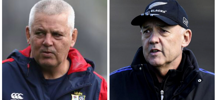 Lions head coach Warren Gatland and New Zealand mental skills coach Gilbert Enoka