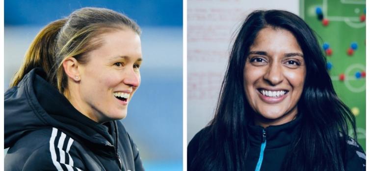 Brentford's Lydia Bedford and Southampton's Natasha Patel