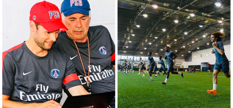 The late Nick Broad (left) was Performance Manager at PSG