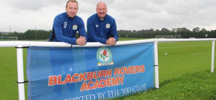 Carss (left) signed his first pro contract with Blackburn