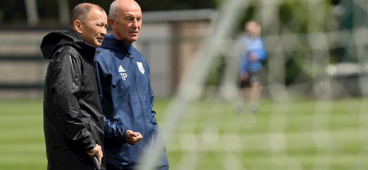 Jones watched training with Pulis before the duo had lunch together