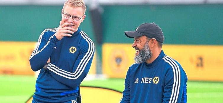 Phil Hayward with former manager Nuno Espirito Santo