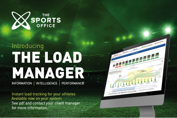 Sports Office now has a load manager function