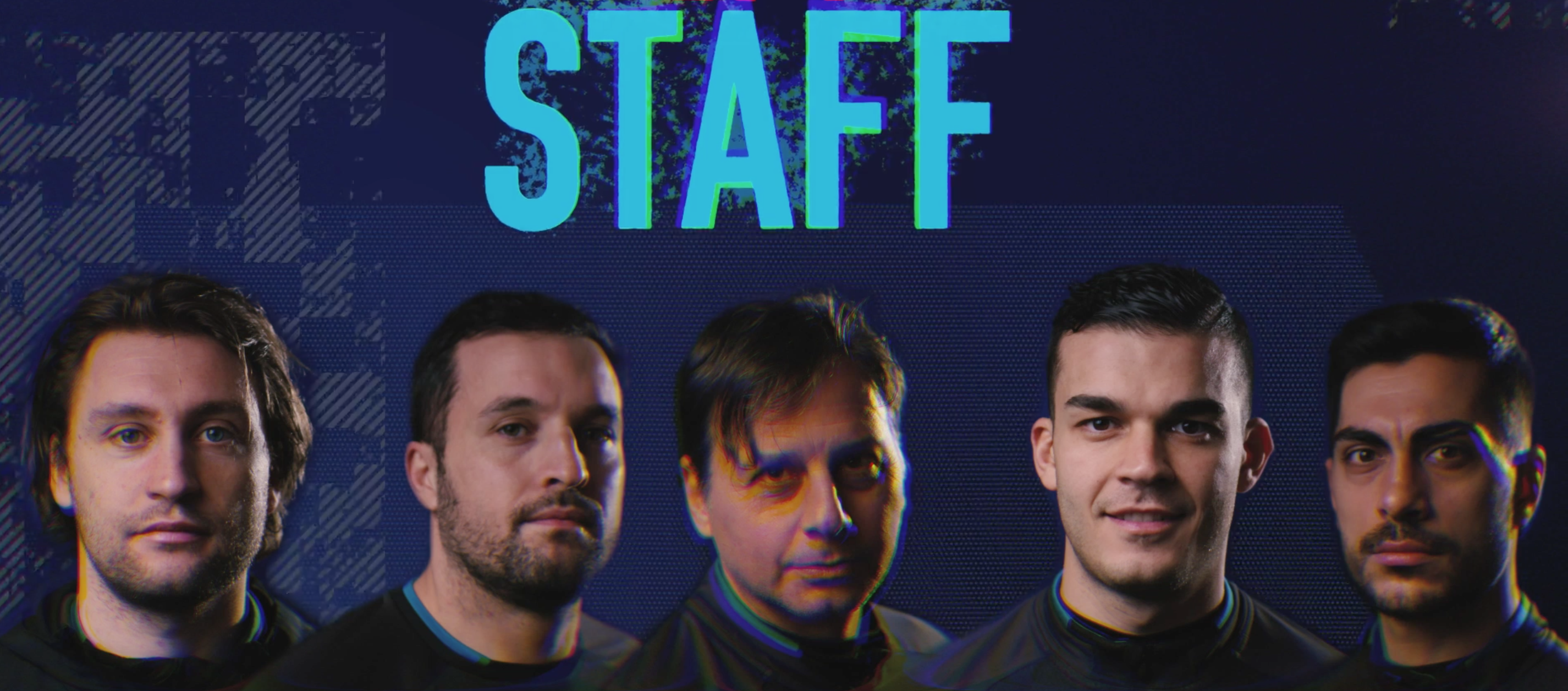 Everton staff (L to R): Francesco Mauri, Luca Guerra, Simeone Montanaro, Manuel Morabito and Mino Fulco. More <a href="https://archive.trainingground.guru/staff-profiles/everton-staff-profiles">HERE</a>