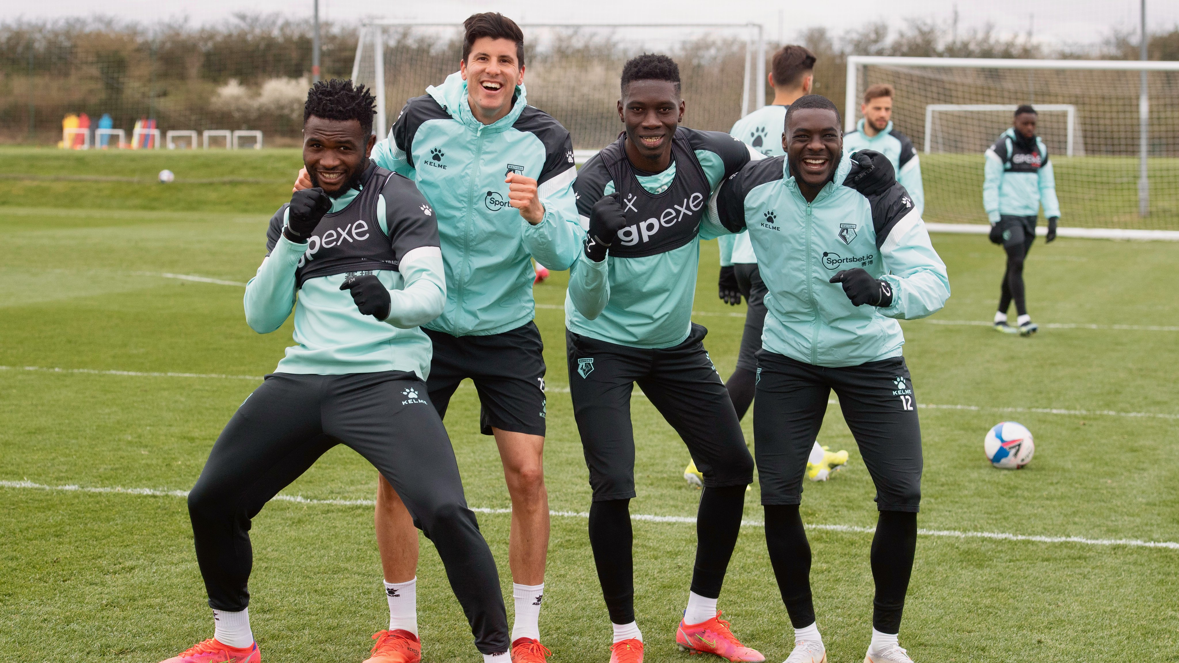 L to R: Isaac Success, Stipe Perica, Ismaila Sarr and Ken Sema 