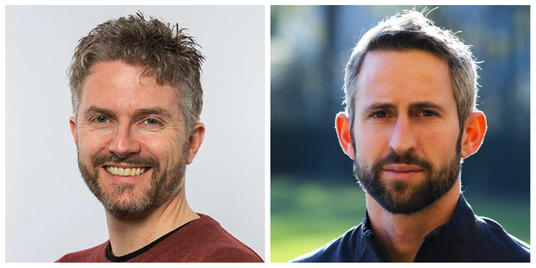 Left: Dr Andrew Wilson; right: Iain Brunnschweiler