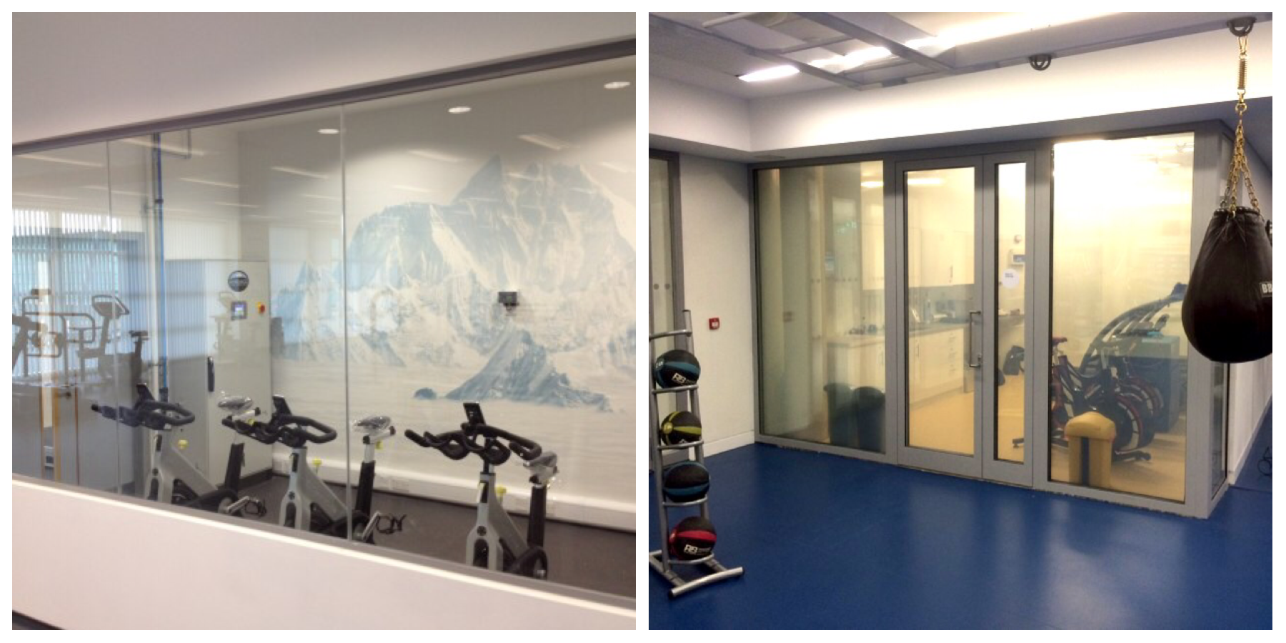 Altitude chambers at St George's Park (left) and Etihad Training Complex (right)