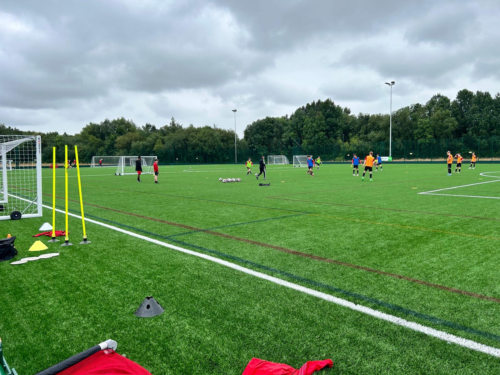 A newly-installed 5G pitch at Salford's Academy