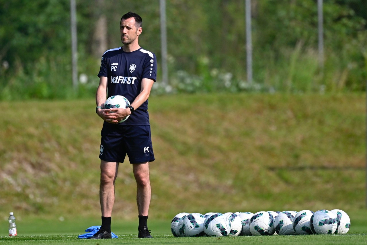 Peter Catteeuw at Antwerp's training ground