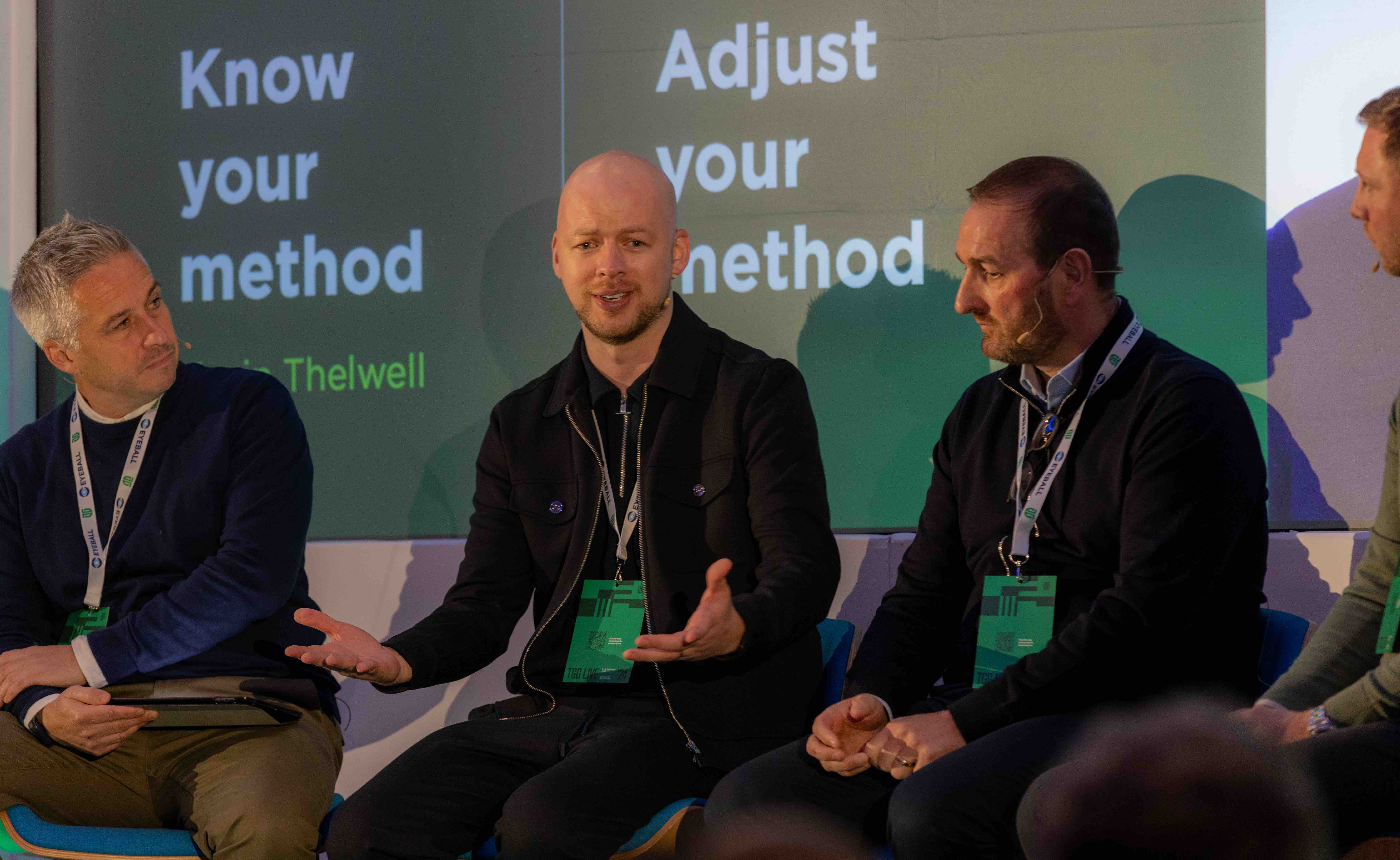 Our Sporting Director Panel featured (left to right): Matt Roberts, Liam Sweeting, Kevin Thelwell and Ben Knapper